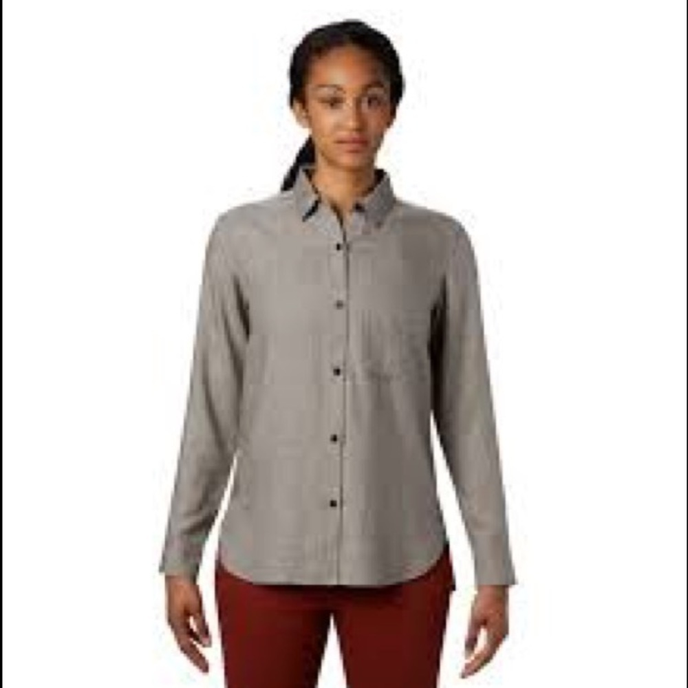 Mountain Hardwear Willow Spring Long Sleeve Button Down Shirt XL Hiking NWT